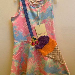 NWT Baby Sara Ice Cream Rainbow Dress